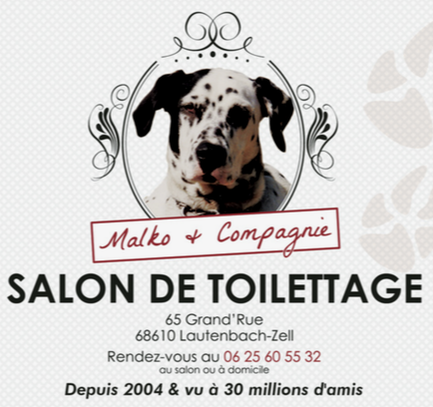 Logo Salon de toilettage Malko & Compagnie